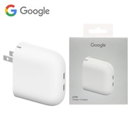 67W USB-C Power Charger US EU Plug Dual Type-C Port Power Adapter for Google Pixel USB-C Devices Fas