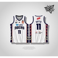 FREE CUSTOMZIE OF NAME AND NUMBER ONLY NEW BASKETBALL 36ERS 01 SOTTO JERSEY Full Sublimation High Qu