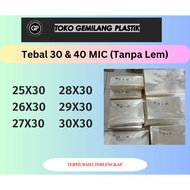 (30&40MIC) OPP Glass Plastic WITHOUT GLUE Custom/ HEIGHT X30 Birthday Souvenir Plastic/ 25x30/ 26x30