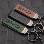 พวงกุญแจโลหะผสมสังกะสีเหมาะสําหรับ BYD atto3 เคสกุญแจ BYD dolphin/sealion 6/seal/song/tang พวงกุญแจ