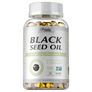 Black Cumin Seed Oil - 120 Softgels Skin Benefits - Cold Pressed Black Cumin Seeds to Produce Pure B