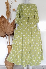 SEKDRESS JUMBO SOFT | DASTER JUMBO PANJANG LD 120 WANITA KEKINIA 2026 LENGAN PANJANG | GAMIS REMAJA