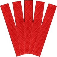 HARFINGTON 5pcs Reflective Stickers 1" x 5.9" High Visibility Diamond-Grade Reflective Adhesive Tape