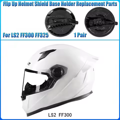 1 Pair Flip Up Helmet Shield Base Holder Replacement Parts for LS2 FF300 FF325 Windscreen Holder Bas