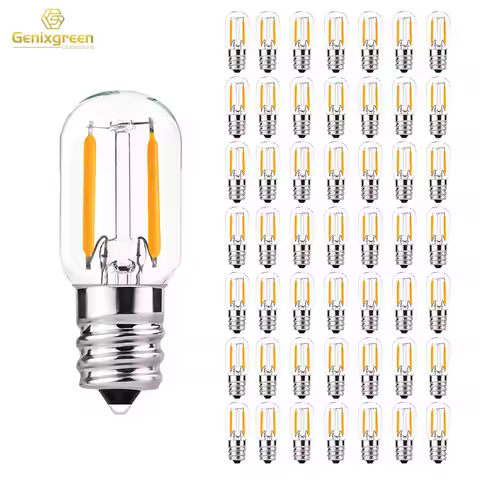 Genixgreen T22 1W Dimmable Mini Night Ligh Bulbs Vintage E14 Base 220V 2200K 4500K 6000K Indoor Deco