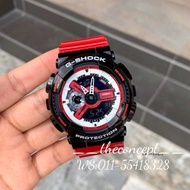 🔥100% Original Casio G-Shock GA-110RB-1A GA-110RB GA-110 RED BLACK GA110