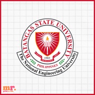 BATSU LOGO STICKERS | BATANGAS STATE UNIVERSITY | WATERPROOF STICKERS