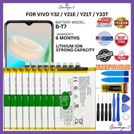 BATTERY for vivo Y32 Y21E Y21T Y33T B-T7 Y78 Y36 Y100i B-Z5 V20 V20 Pro V21E B-N8 Y11 Y12 Y15 Y17 B-