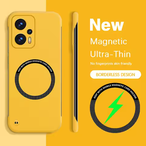 Luxury Magnetic Phone Case for Xiaomi Redmi Note 11T 12T Pro Plus Pro+ K50i 5G Shockproof Hard Thin 