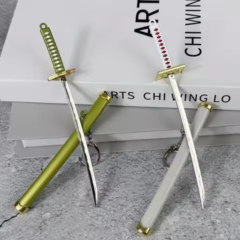 6inch Metal Roronoa Zoro Katana Original Samurai Sabre Real Sized Japanese Katana Anime Zoro Ninja K