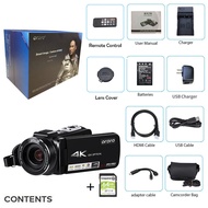 ORDRO HDR-AC7 4K 24MP Optical Zoom Live Stream FHD Video Camera