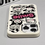 Trendy Cute Cartoon Pattern Phone Case Compatible for IPhone 15 11 14 12 13 Pro Max X XR XS Max 7/8 Plus SE 2020 Soft Casing Silicone Shockproof Fashionable and Generous Case