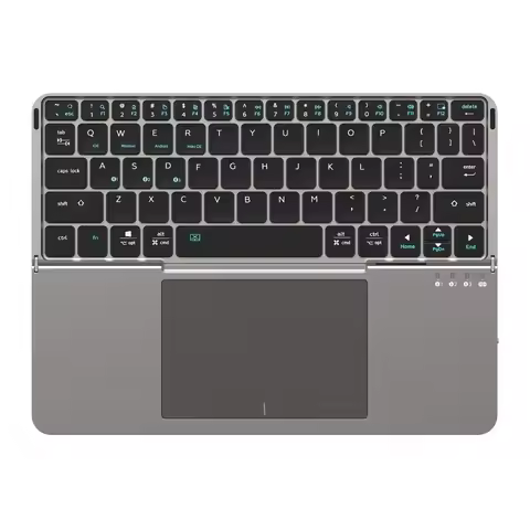 Bluetooth 5.3 Wireless Bluetooth Keyboard Universal Detachable Foldable Keyboard Compact Ergonomic R