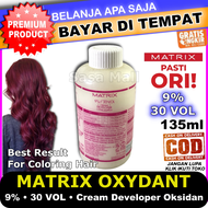 [COD] Matrix Cream Developer Oxydant 30 Vol Atau 9% Isi 135ml Original Pasti Ori Matrix Krim Oksidan