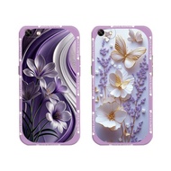 Compatible Case Oppo F1S / A59 / A71 / A83 / A37 / A39 / A57 Old cute Flower Frame Motif
