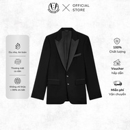 Elegant Silk Fabric Men's 2-Button Lapel Vest - Blazer For Man Blazer Men