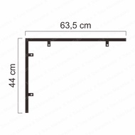 SIKU Iron Elbow for Office/ Shop Sign Size 44 CM x 63.5 CM