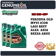 3 Botol - Original Perodua ATF ( D3-SP / SP3 ) Gear Oil - Myvi , Aruz , Alza , Axia, Bezza - Minyak 