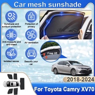 For Toyota Camry XV70 2018~2024 Car Accessories Daihatsu Altis Window Magnetic Visor Sunshade Curtai