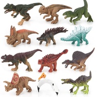 12 Pieces Simulation Dinosaur Set PVC Dinosaur Model Jurassic Model Children's Toys 4-6 Years Old Bi