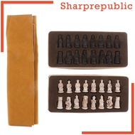 [Sharprepublic] Figurines Chess Pieces Resin Chinese Chess Set for Board Entertainment