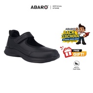 ABARO 2832MF School Shoes Girl Series - Black School Shoes/Kasut Sekolah Hitam