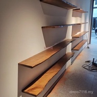 Shoe without Shelf Bookshelf Log Background Wall Art Bag Hanger Wall Shelf Partition Shelf Mark Boar