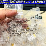 CAT5e/CAT6 UTP RJ45 network beads - AMP 4-554720-3 (1 Bag of 100)