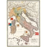 義大利 IFI 海報 義大利地圖