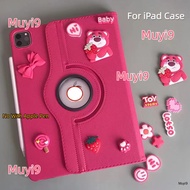 Fashion Creative Cartoon Cute DIY 3D Lotso For IPad10.2/Pro10.5 Shell Ipad10th Cover Mini5 Mini6 Case Ipad9.7 Air2 Cover Air5 10.9 Anti-fall Case Pro11/ipad12.9 Cover Ipad7th Shell