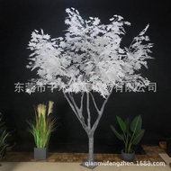 Shopping Maple Leaf Tree Simulation Tree Simulation Tree Indoor Outdoor Large Landscape Tree Red Map