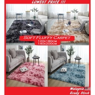 Karpet Bulu Lembut Besar Living Room Bedroom Shaggy Fluffy Floor Mat Soft Carpet 140*200cm