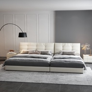 Two-Tire Parent-Child Bed Technology Fabric Bed Tatami Bed Family Four-Mouth Main Bed Bed 2.2m 2.4 M