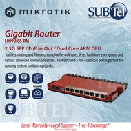 Mikrotik L009UiGS-RM Gigabit Router 802.3af/at 2.5G SFP with 8 Ethernet port Dual core ARM CPU