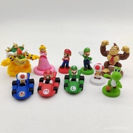 Popular2025In-stock Super Mario Mario Luigi's Kart Racing Game  Model Figurine Gift R4C2