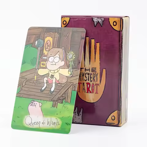 The Mystery Tarot 78 Card Deck for Mysterious Divination Family Party Gift English Version Oracle 10