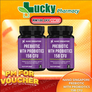 NANO SINGAPORE PREBIOTIC WITH PROBIOTIC 15 BILLION CFU (30 CAPSULES)