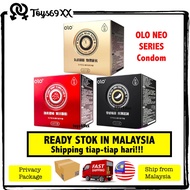 OLO NEO Kondom Condom 001 Natural Latex - Extra Lubricant / Kondom Tahan Lama / Kondom Berduri Duri 