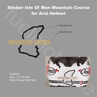 Isle of Man TT Mountain Course Sticker for Motorcycle Helmets
