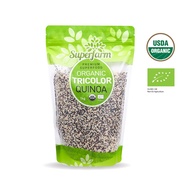 SuperFarm Organic Tricolor Quinoa USDA-Certified 1kg/1kg x 2(expiry 2028)