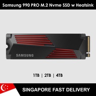 Samsung 990 PRO with Heatsink NVMe M.2 SSD 1TB 2TB 4TB 990-PROHS-M2