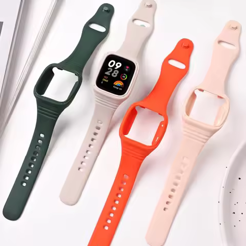 Case+Silicone Strap for Redmi watch 3 active/Lite band smartwatch Accessories Waterproof Bracelet fo