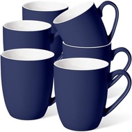 Large Ceramic Coffee Mugs Set of 4 16oz(475ml) Tea Cups Idea Gifts White | Microwave & Dishwasher Sa