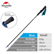 NatureHike Ultra-light Adjustable Camping Hiking Walking Trekking Stick Alpenstock Carbon Fiber Clim