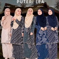 🔥LIMITED EDITION🔥 PUTERI LEA Kurung Moden Batik Dobby Sulam Plus Size 5XL Breastfeeding friendly baju raya 2024