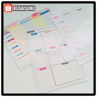 Magnetic Fridge Planner Weekly / Monthly Planner A4 Size