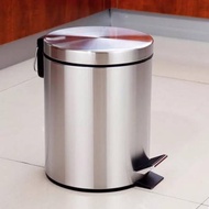 MASPION D-27 STAINLESS STEEL OFFICE TRASH CAN 3 L DUSTBIN 3L DUST BIN PEDAL