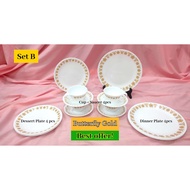 🔥🔥LIMITED PROMOTION PRICE 🔥🔥Vintage Set Collection -  Butterfly Gold Set B - Pyrex Corelle