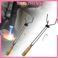 [Szluzhen3] Crucible Tongs Ceramic Crucible Dish Cup Tongs for Foundry Metal Casting