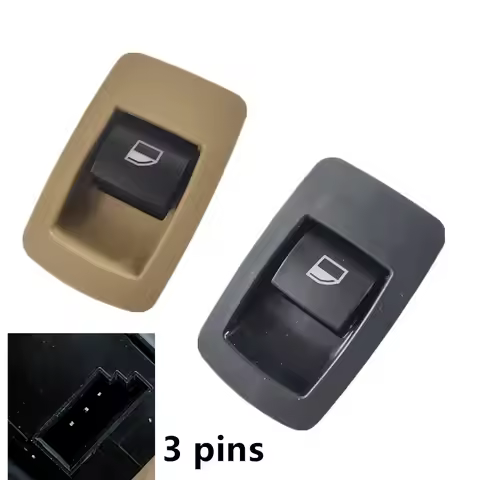 3 pins 61316945874 Black Window Lifter Switch Front left or right For BMW E71 E72 E83 E90 E91 316i 3